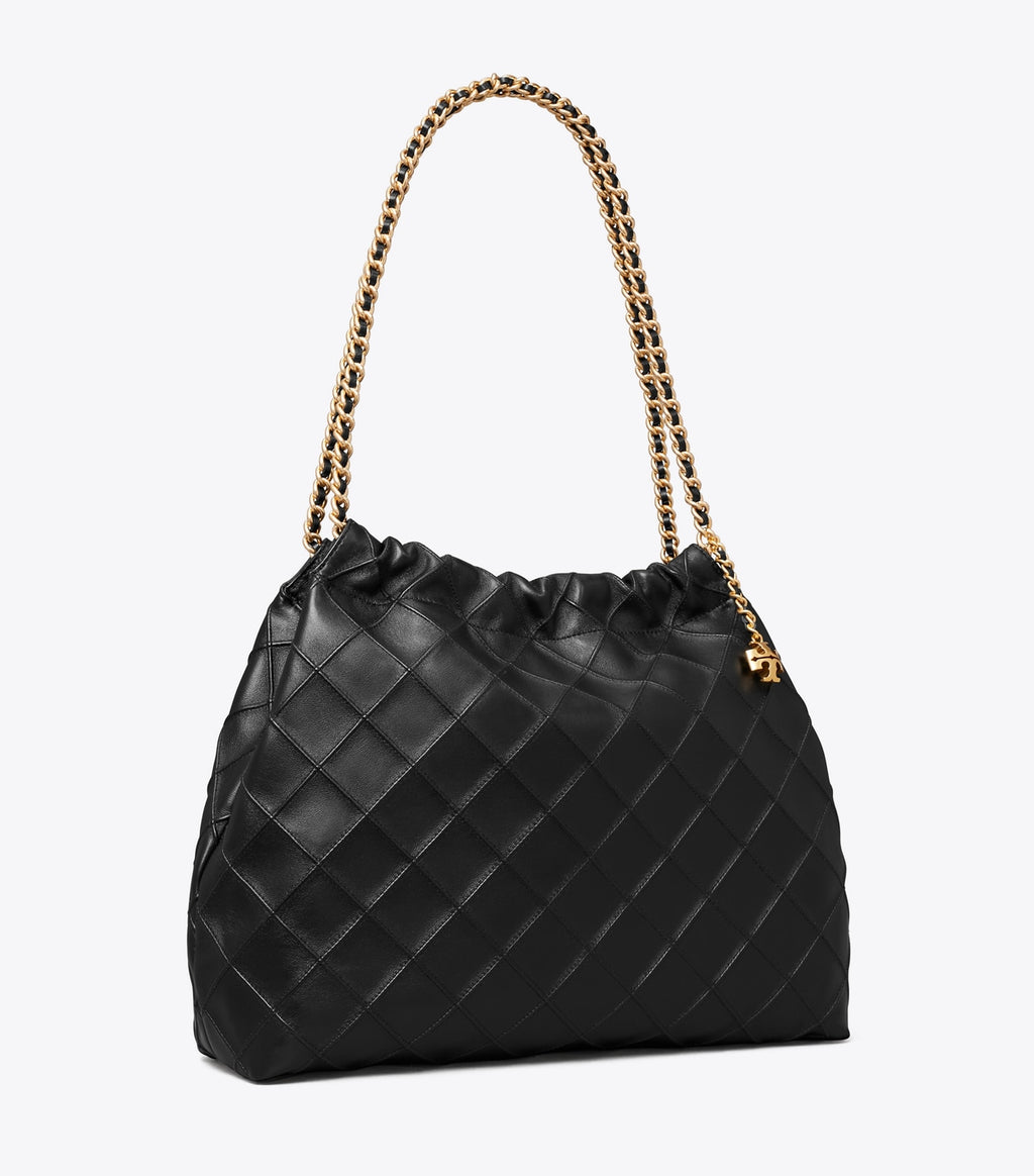 FORI® — ÉCLAT NOIR™ Quilted Hobo Bag - FORI
