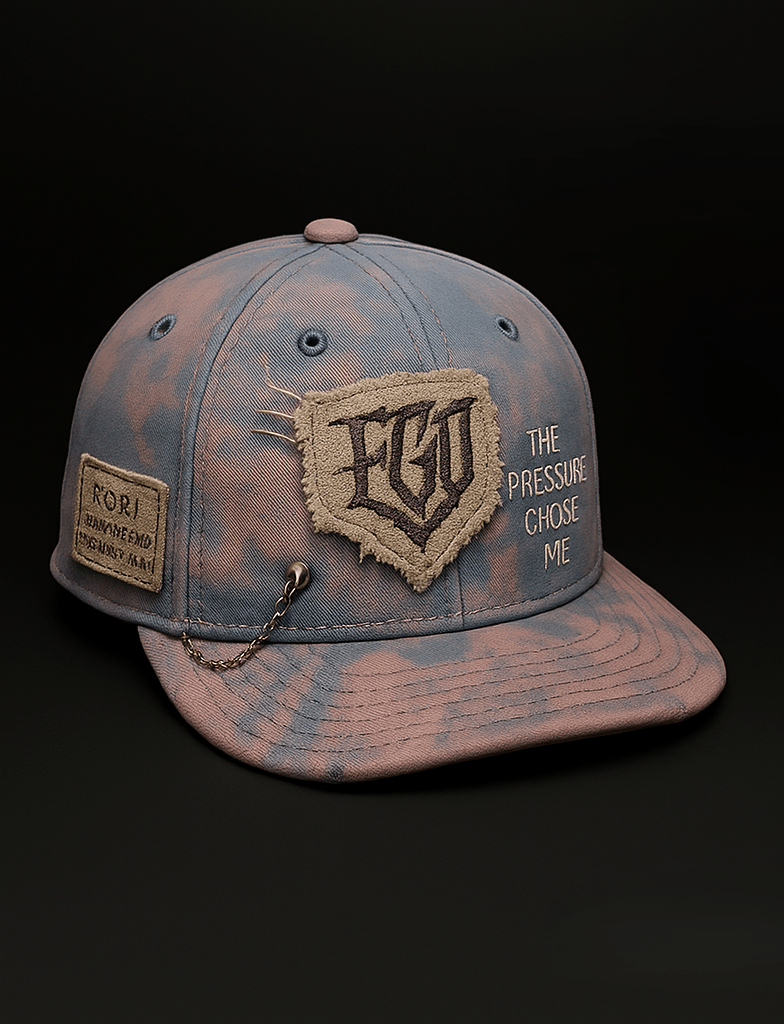 THE PRESSURE CHOSE ME” Distressed Icon Cap - FORI