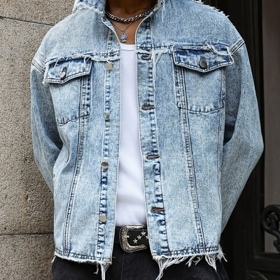 FORI® Vintage Recon™ Deconstructed Denim Jacket - FORI